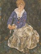 Egon Schiele Portrait of the Artist's Wife,Seated (mk12) china oil painting artist